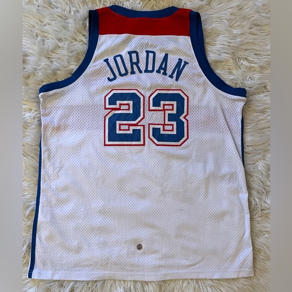 Michael Jordan Washington Bullets 2002/03 throwback game issued jersey, 2XL - Picture 12 of 15
